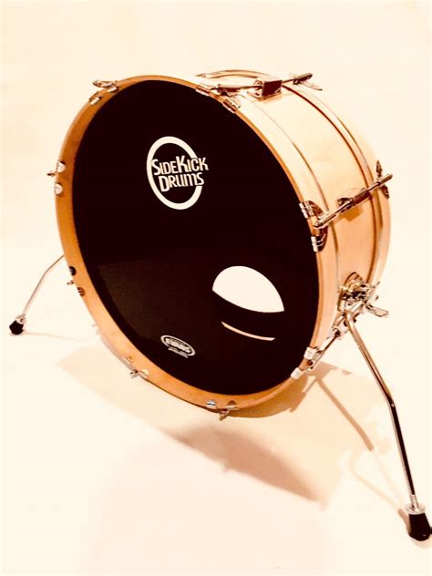 Side Kick Drums Small Portable Bass Drum 6 X 22 Skinny Bass Drum