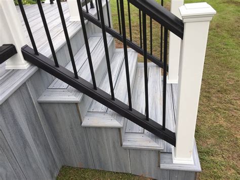 How To Put Composite Decking On Stairs Johnson Grossman