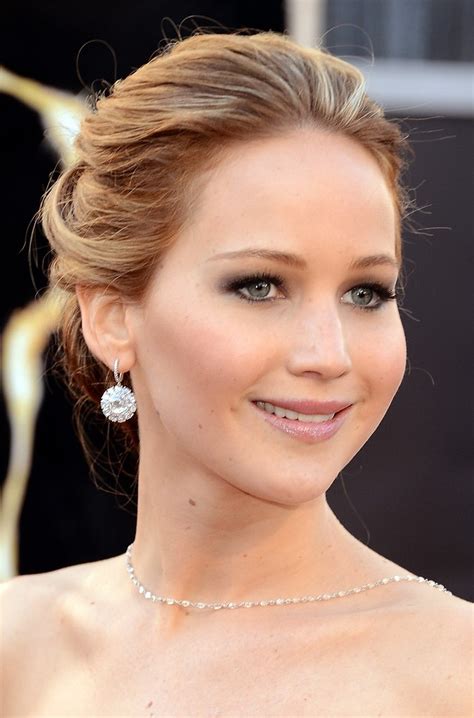 See All The Angles Of Jennifer Lawrences Tousled Oscars Updo And Get The