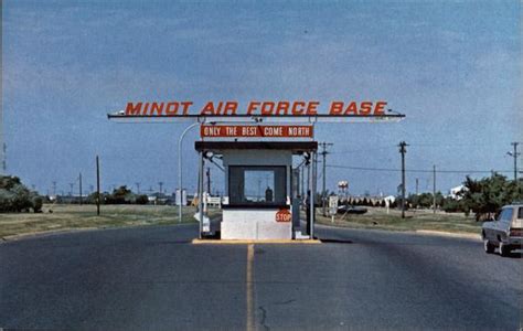 Minot Air Force Base Entrance North Dakota