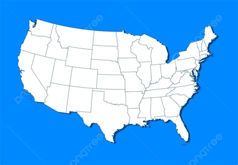 Map Of The United States Political Map Of The United States With The
