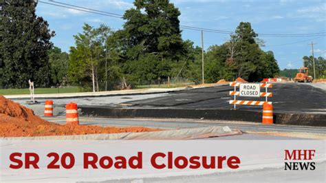 Sr 20 Road Closure In Mcdonough Beginning Monday July 18