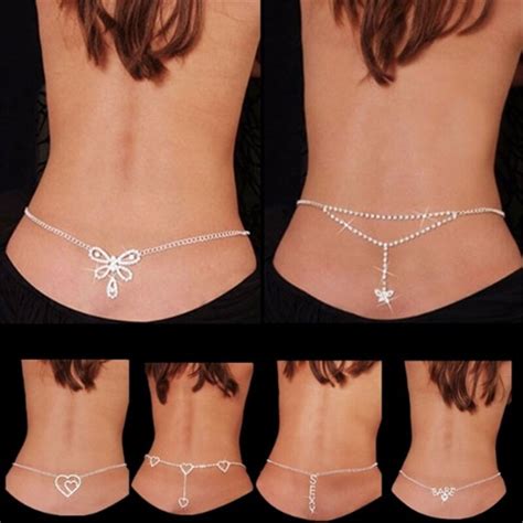 Sexy Waist Body Rhinestone Belly Chain Jewelry Dangle Ring Aliexpress
