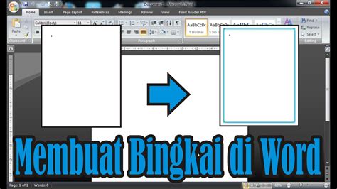 Cara Membuat Bingkai Pada Microsoft Word Tutorial Microsoft Office
