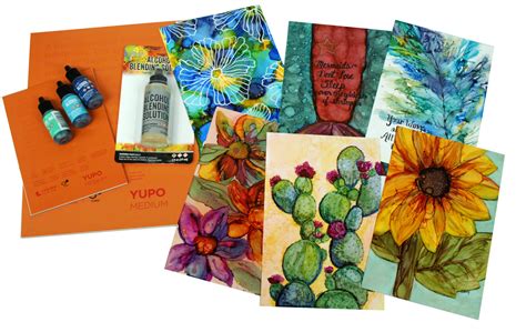 Ben Franklin Crafts and Frame Shop: Yupo Paper Projects with Alcohol Inks