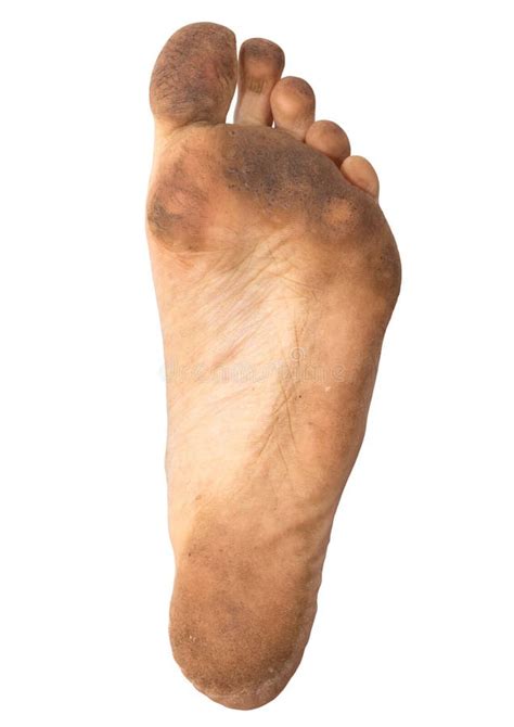 Dirty Foot On A White Background Stock Image Image Of Grunge Imprint