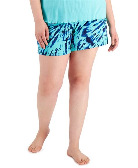 Jenni Plus Size Knit Pajama Shorts Created For Macys Macys