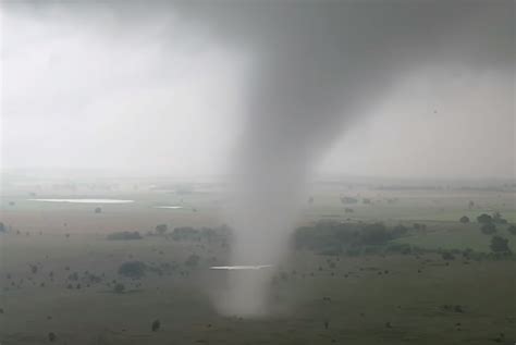 Storm Chaser Uses 4k Drone To Follow Tornado Amazing Footage Ensues