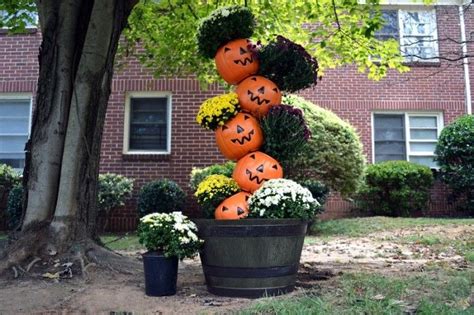 Fall Mums Pumpkin Topiary Southern Patio Fall Mums Fall