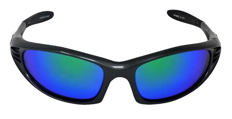 Free Shipping Dynamic Wrap Sunglasses Polarized Blue Mirror Cat 3 Anti Glare Uv400 Lenses