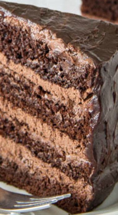 Chocolate cake mix, semisweet chocolate, vegetable oil, chocolate cake and 12 more. Supreme Chocolate Cake with Chocolate Mousse Filling ...
