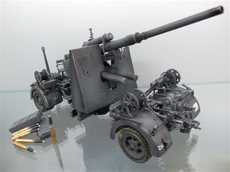 21st Century German Flak Gun 36 88mm Pak 118 Anti Tank Craft Artillery