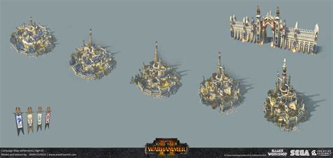 Anya Jo Elvidge Portfolio Total War Warhammer Ii Campaign Map Ulthuan