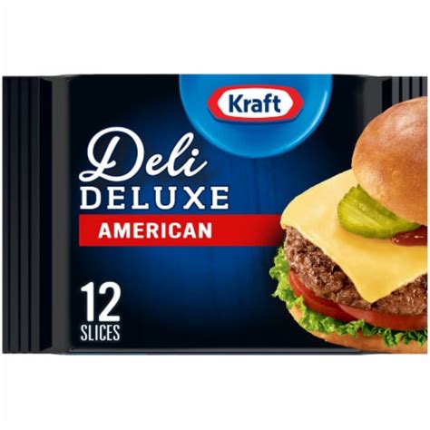 Kraft Deli Deluxe American Cheese Slices 12 Ct Metro Market