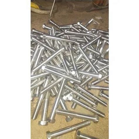 Hexagonal Stainless Steel Half Thread Bolt For Construction Size