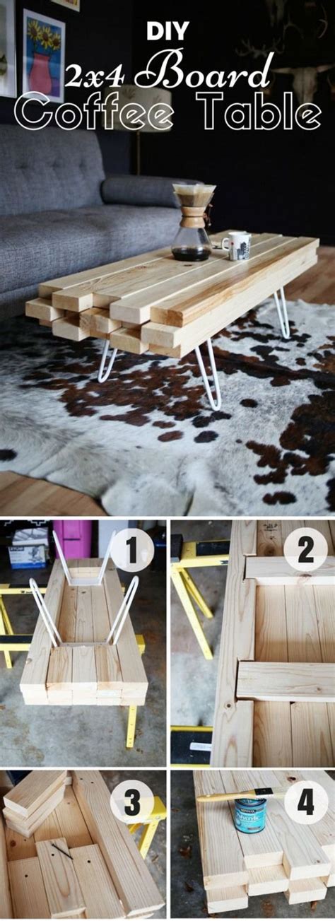Old windows transformed into a beautiful coffee table. Wood Profits - Check out how to make this easy DIY 2x4 ...