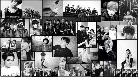 Bts Black And White Desktop Wallpaper