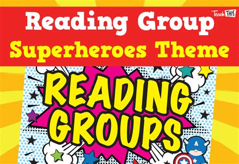 Reading Groups Superheroes Teacher Resources And Classroom Games