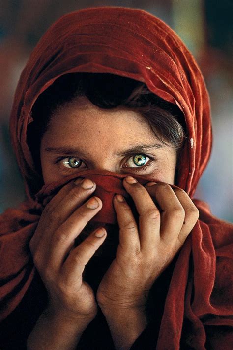 A Rarely Seen Alternative Shot Of The Afghan Girl