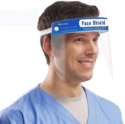 Pack All Round Protection Cap With Clear Wide Visor Spitting Lightweight Transparent Shield
