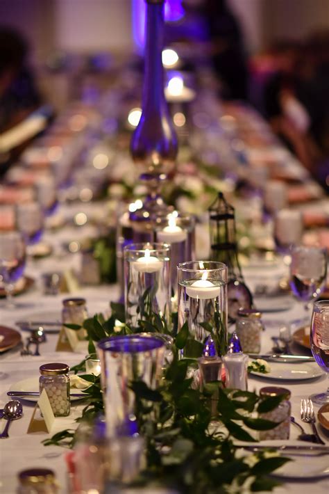 From formal settings to everyday use ideas. Long table centerpiece with greenery and candles | Table ...
