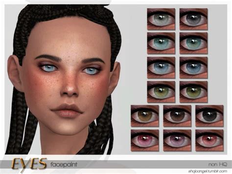 The Sims Resource Eye Set 9 By Shojoangel • Sims 4 Downloads