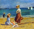 Figures on the Beach, 1890 - Pierre-Auguste Renoir - WikiArt.org