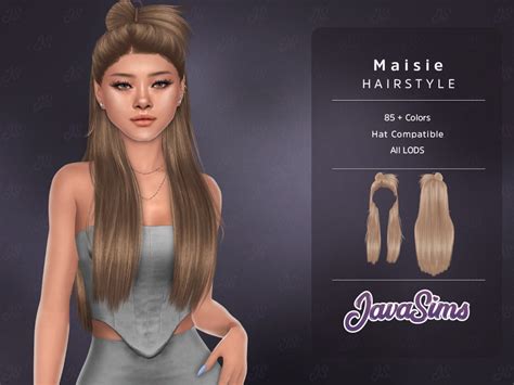The Sims Resource Maisie Hairstyle
