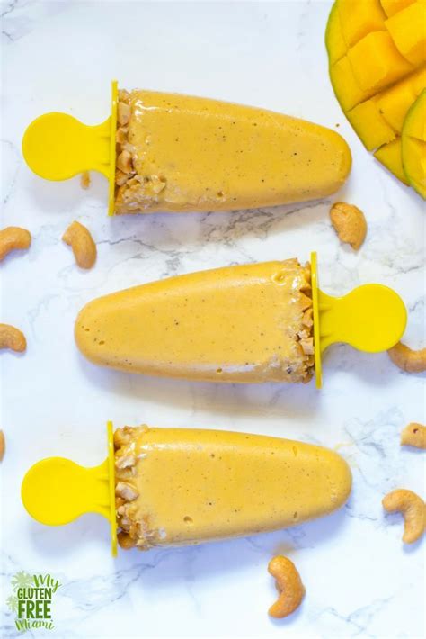Mango Lassi Popsicle The Perfect Gluten Dairy Free Treat Recipe