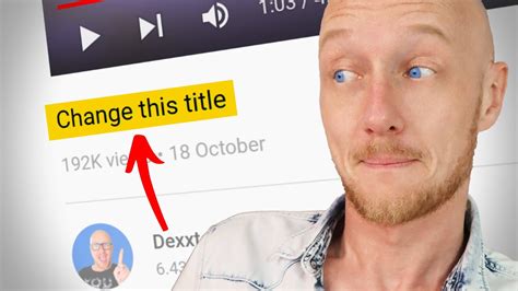 How To Change Your Youtube Video Title In 1 Minute Youtube