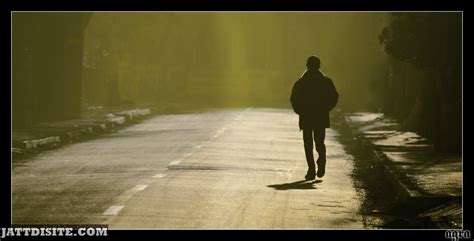 Alone Man Walking