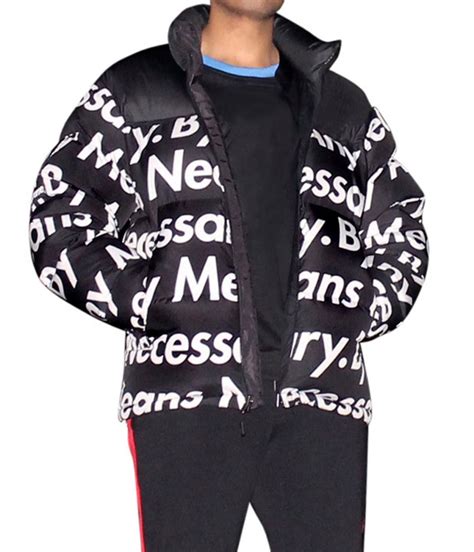 Supreme The North Face By Any Means Nuptse Jacket Black