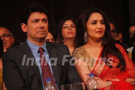 Madhuri Dixit With Her Husband Dr Shriram Nene At The Launch Substance And The Shadow Media