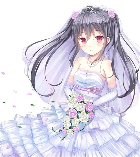 Anime Girls Wedding Dresses