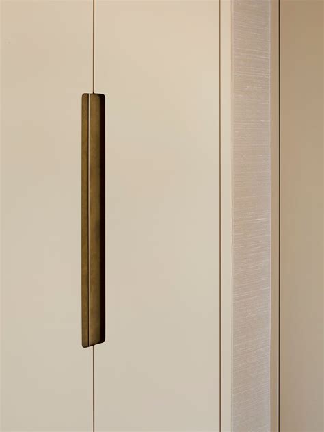 Beautiful Recessed Brass Handles To Go With These Flush Wardrobes Its
