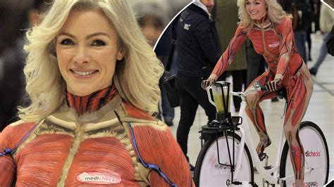 where s she been ex glamour model nell mcandrew 44 delights commuters with sexy exercise