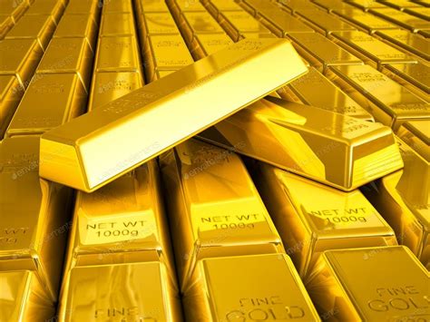 Stacks Of Gold Bars Close Up Photo By F9photos On Envato Elements