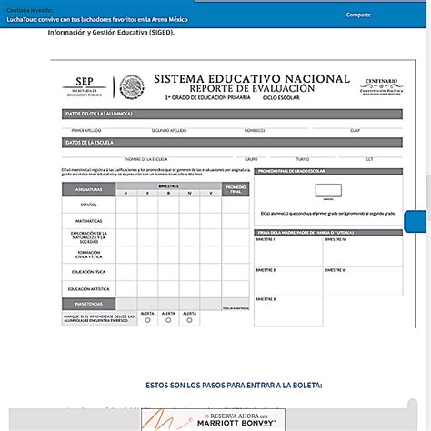 Boleta De Calificaciones 2021 2022 Primaria Oradea Certificat Imagesee