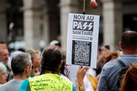 France Les Manifestants Anti Pass Sanitaire à Nouveau Dans La Rue