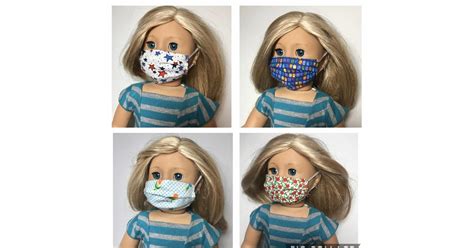 Face Mask For American Girl Doll Face Masks For Kids Dolls On Etsy