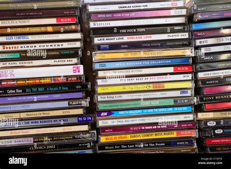Cd Collection Music Stock Photo Alamy