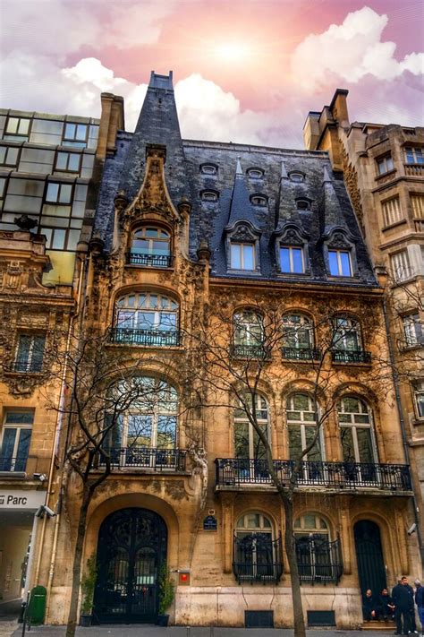 Paris France Art Nouveau Architecture Style Art