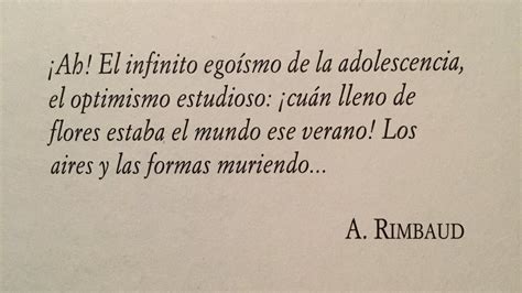 Sonrisa Desbordamiento Hola Poemas De Rimbaud Amor Otro Privilegiado Todopoderoso