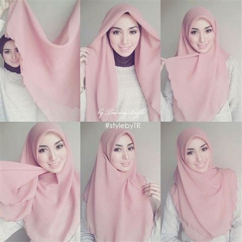 Cute Simple And Easy Hijab Tutorial Reference Pinterest Tutorials