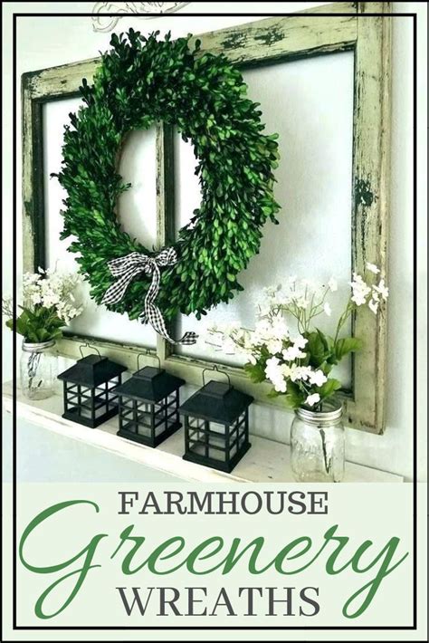 Farmhouse Greenery Wreaths My Cozy Colorado Greenery Wreath