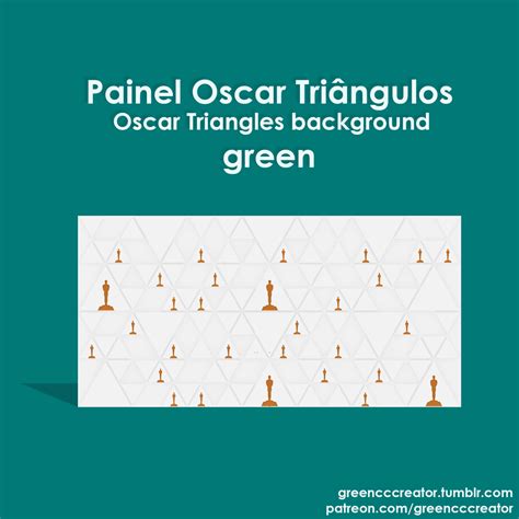 Painel Oscar Triângulos Green Em 2020 E 2021 A Green