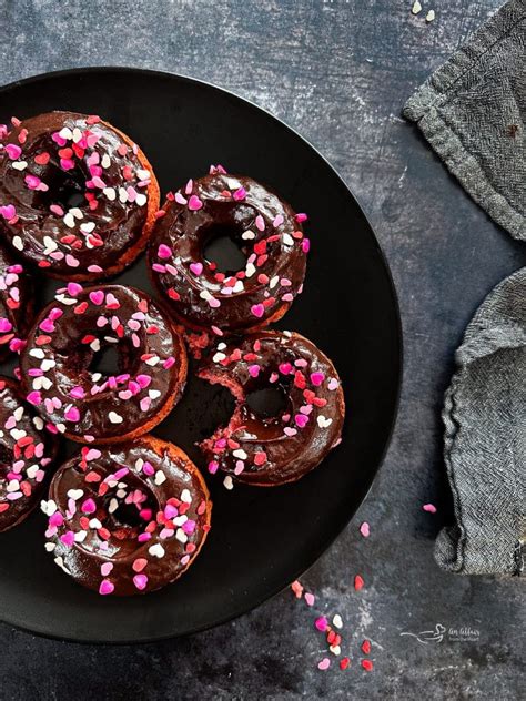 Baked Chocolate Covered Strawberry Donuts Real Strawberries