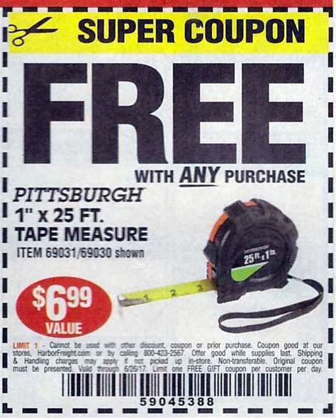 80% off (5 days ago) printable coupon for denny's restaurant. Harbor Freight Free Item Coupons! - Struggleville