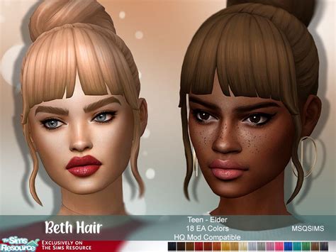 Pin On Hairstyles Sims 4