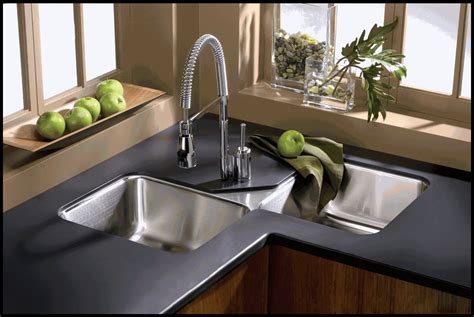 Image Of Corner Kitchen Sinks Stainless Steel Kitchen Sink Remodel